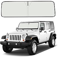 Best Jeep Wrangler windshield sun shades