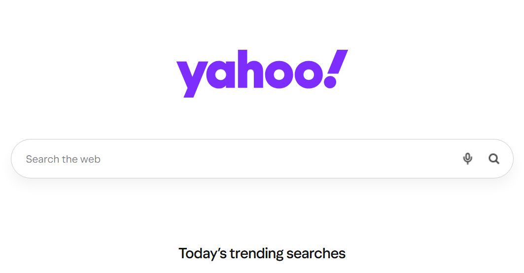 yahoo search