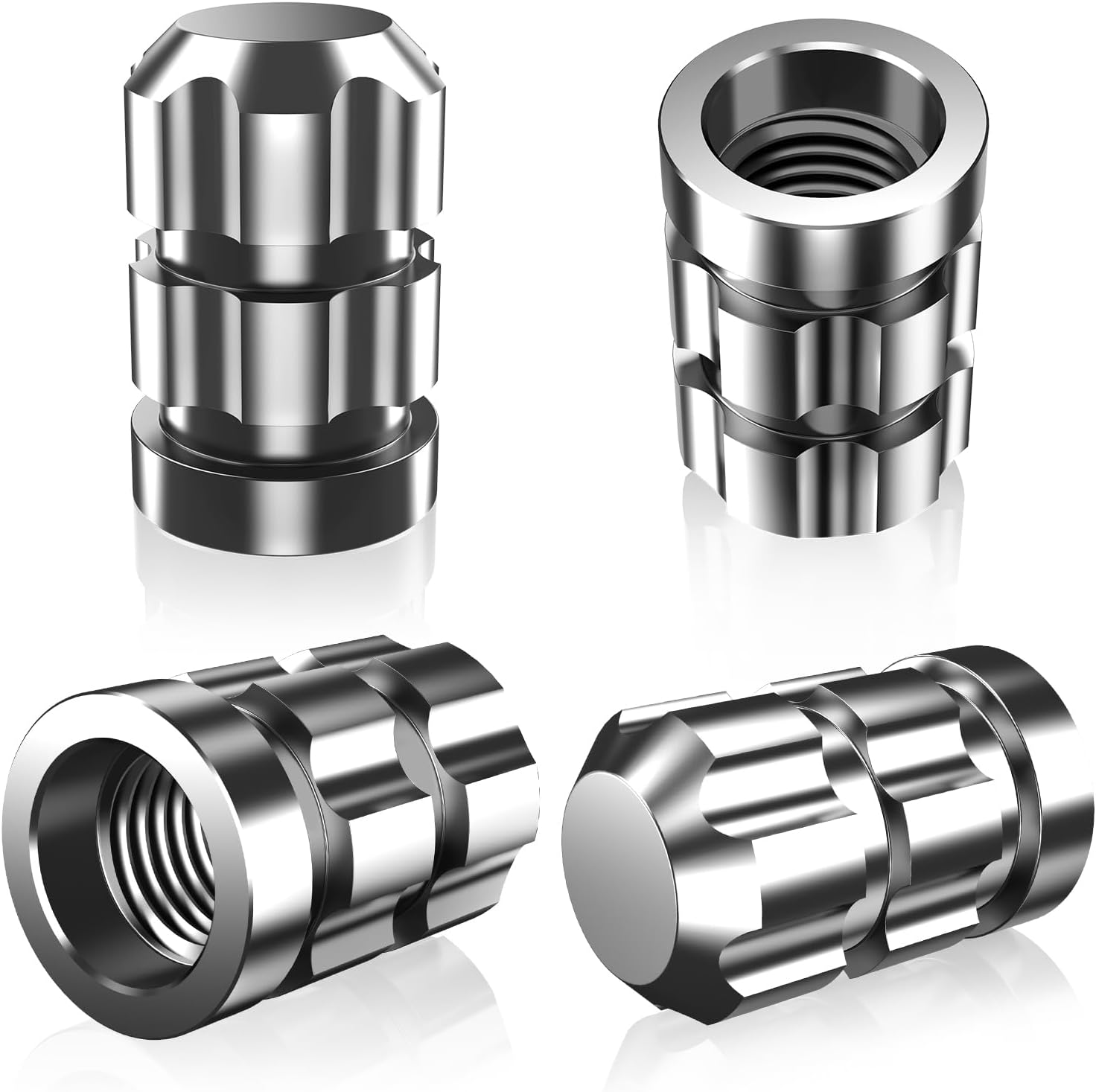 20pcs Set Car Tire Wheel Air Pressure Valve Stem Caps Cover Aluminium