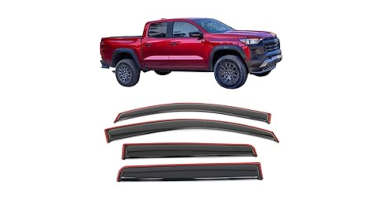 Chevy Colorado rain guards