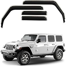 Best Jeep Wrangler Rain Guards
